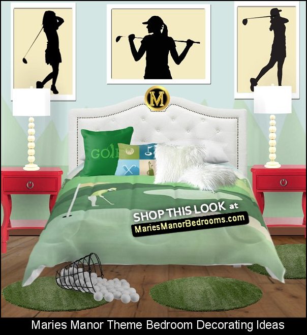 girls golf bedroom decorating ideas GIRLS GOLF BEDROOM DECOR IDEAS girls sports rooms