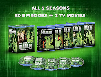 The Incredible Hulk Complete Series on Blu-ray