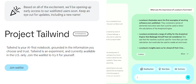 Introducing Project Tailwind: Google's New AI-Powered Notebook