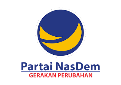 Logo / Lambang Partai Nasional Demokrat (NASDEM) - Memiliki Latar (Background) Warna & Transparent (PNG)