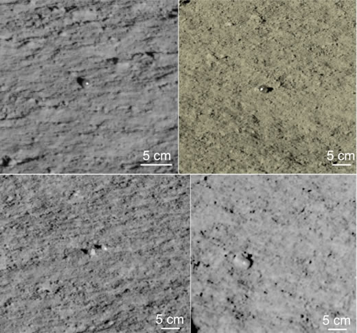 Esferas de vidro encontradas na Lua