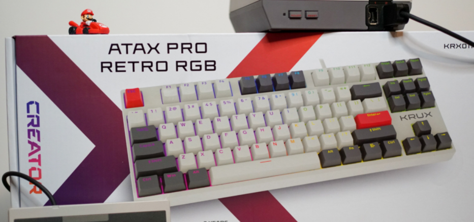 ATAX Pro Retro RGB Biała