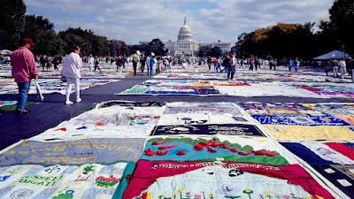 AIDS Quilt - Dead Gay Men