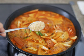 로제 떡볶이 만들기 떡볶이 키 황금 레시피 26