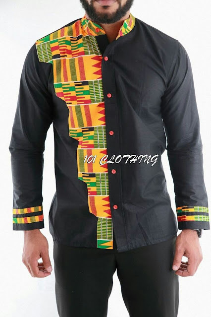 Ankara English Style Combination for Men