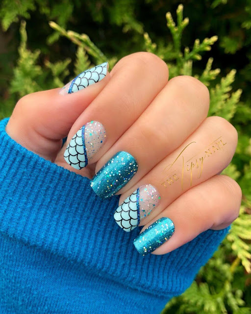 Mermaid Magic Summer Acrylic Nail Ideas