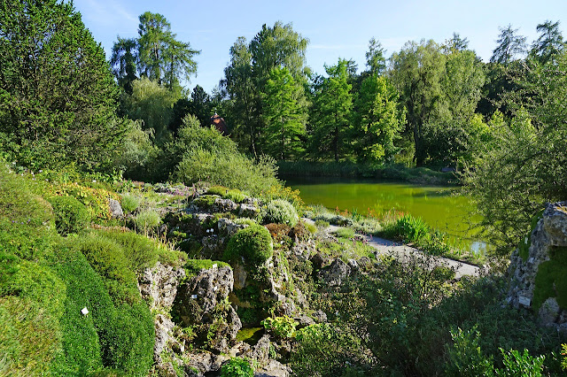 Jardín alpino en el Botánico de Munich