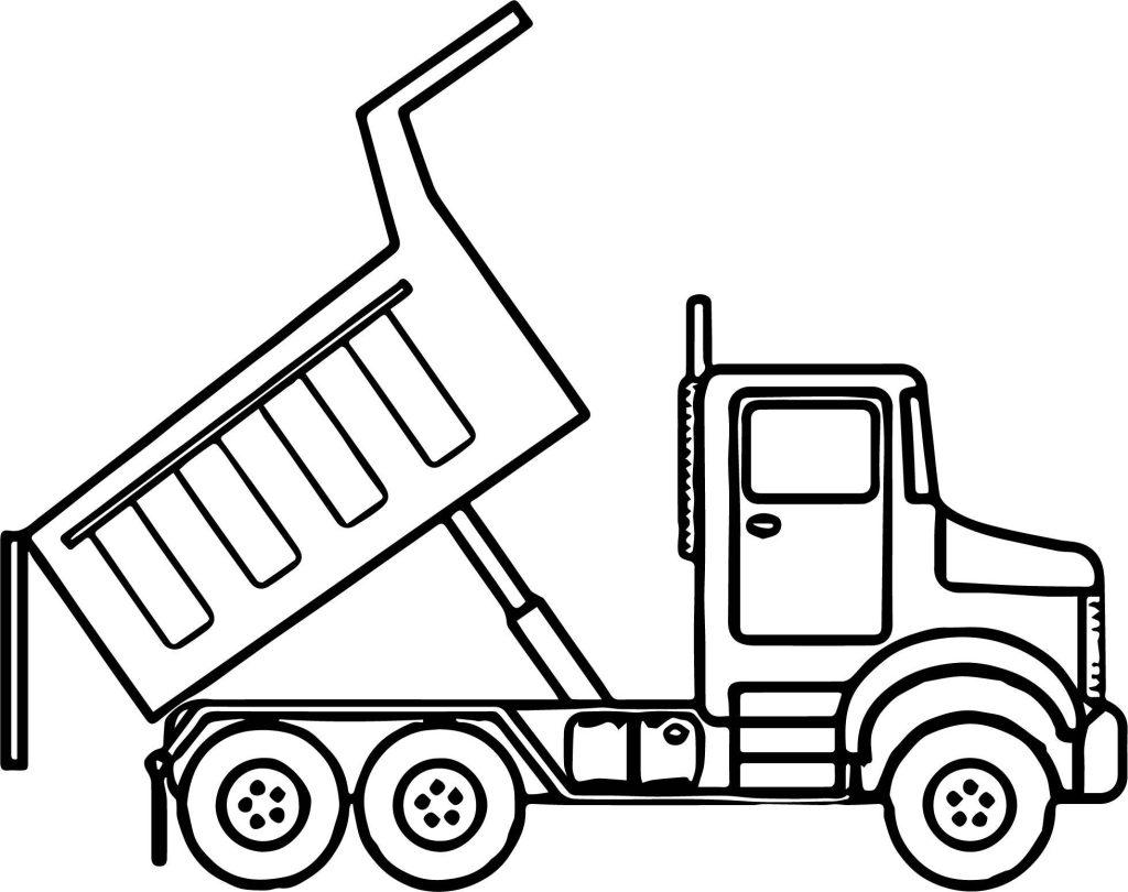 Toy Truck Coloring Pages