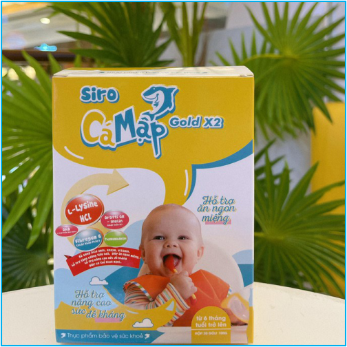 [MẪU MỚI] Siro ăn ngon Baby Shark - Siro Cá Mập Hộp 30 gói