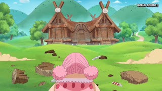 ワンピースアニメ WCI編 836話 | ONE PIECE ビッグ・マム 幼少期 羊の家 Linlin childhood