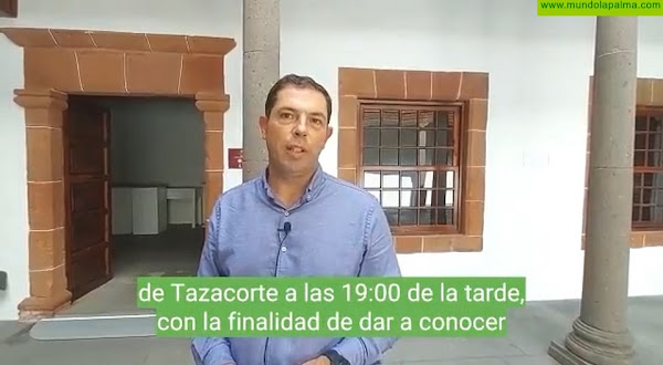 Charla informativa sobre el fenómeno volcánico con los vecinos de Tazacorte