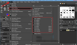 How to Zoom in or out an Image in GIMP