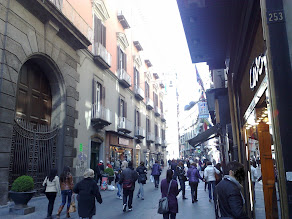 The pedestrianised Via Chiaia is one of Naples's smarter shopping streets