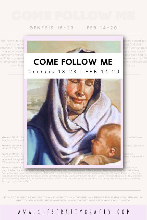 Come Follow Me printable February 14 pinterest pin