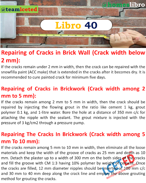 HOW DO REPAIR OF CRACKS IN BRICKWORK