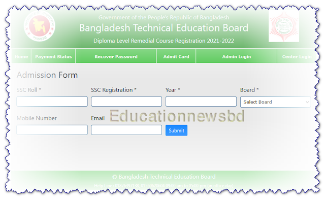 bteb admission system 2022, bteb admission online, bteb online registration,