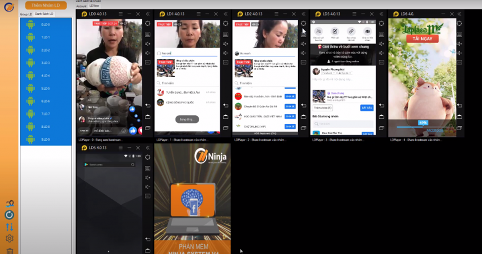 Giới thiệu phần mềm nuôi nick Facebook Ninja System Giới thiệu phần mềm nuôi nick Facebook Ninja System
