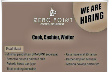 Loker Bandung Karyawan Zero Point Coffe Shop