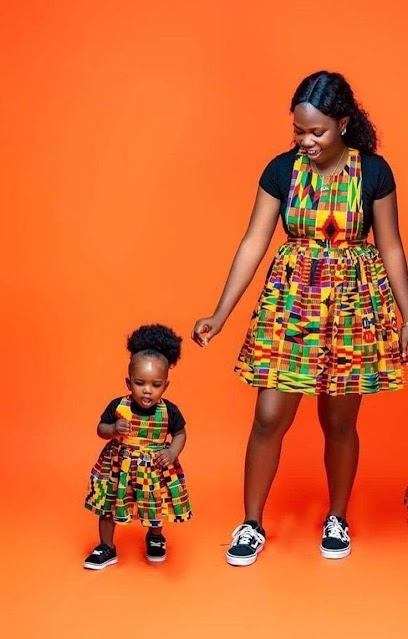 Matching Ankara Styles for Mother and Daughter in 2021 and 2022