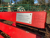 Red benches in Bergamo - Raising Awareness of Violence Against Women