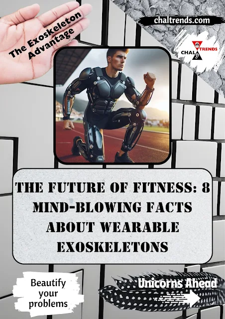 Athlete wearing wearable exoskeletons