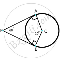 Draw a Pair of Tangents to a Circle of Radius 6 cm Which are Inclined to each other at an Angle of 60. Also Find the Length of the Tangent | Bzziii.com