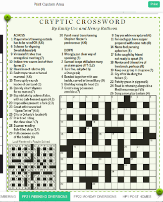 Crossword Puzzle - PressReader