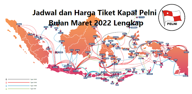 Jadwal dan Harga Tiket Kapal Pelni Bulan Maret 2022 Lengkap