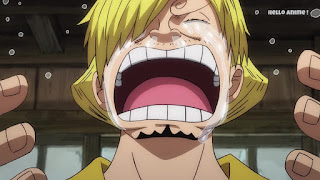 ワンピースアニメ 929話 ワノ国編 | ONE PIECE サンジ