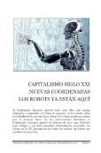 Capitalismo Siglo XXI. Nuevas coordenadas. Los robots están aquí