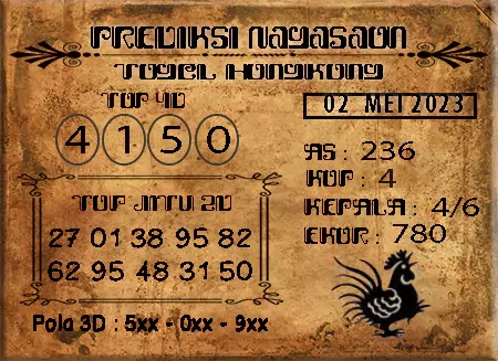 Prediksi Nagasaon Hongkong Selasa 02 Mei 2023