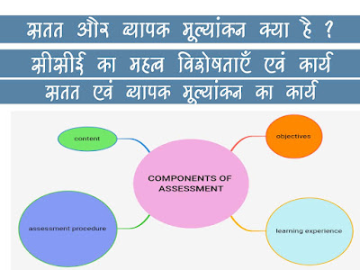 सतत् और व्यापक मुल्यांकन क्या है? | सतत् और व्यापक उद्देश्य विशेषताएँ कार्य एवं महत्त्व साधन व विधियाँ | CCE Kya Hai