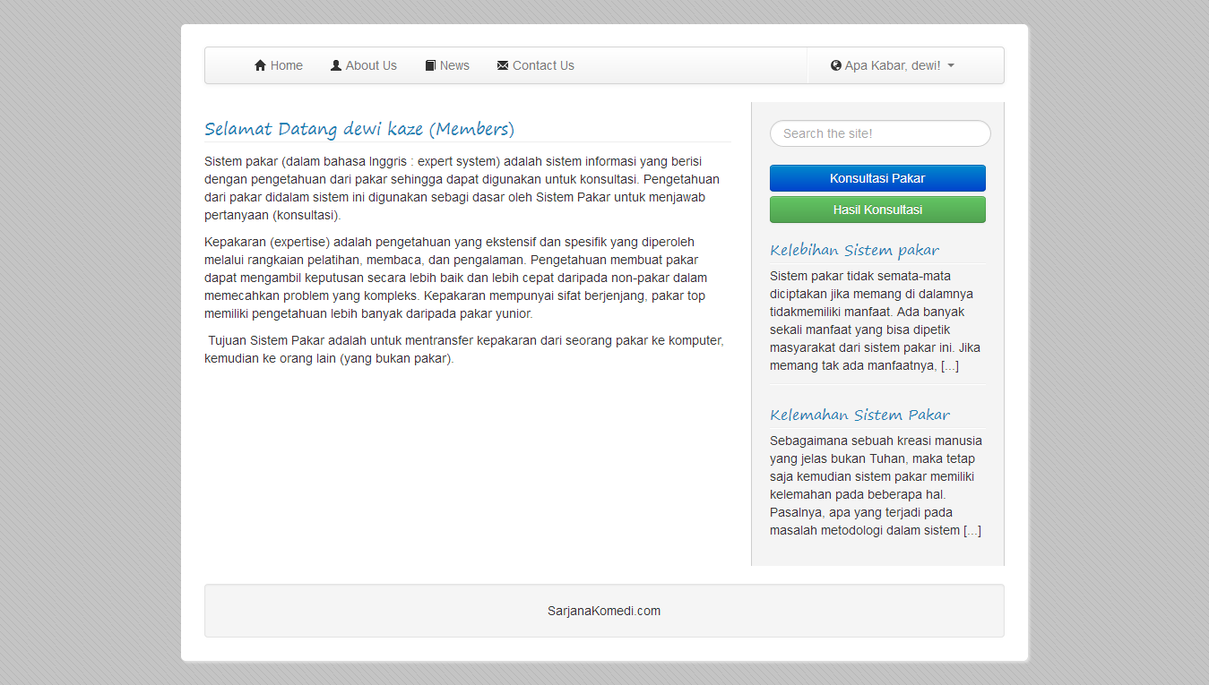 Penyakit Infeksi Metode Forward Chaining