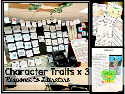 Using character traits to respond to literature in three ways