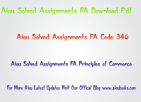 aiou-solved-assignments-fa-code-346