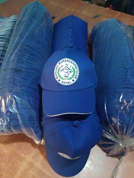 Cap for Football Club (Manang Marshyangdi Club, Kathmandu, Nepal). We make customized Cap with printing services as per your order. LuFI is the best garment factory in Nepal.