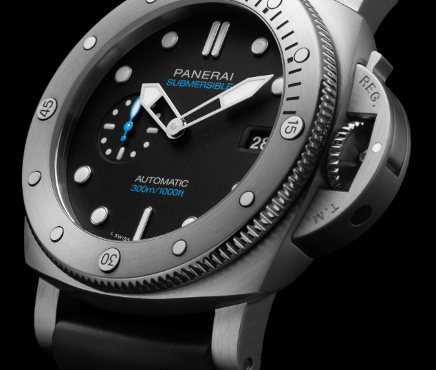 Présentation de la réplique Panerai Submersible QuarantaQuattro Carbotech™ Blu Abisso Carbon 44mm