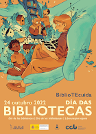 cartel día das  bibliotercas