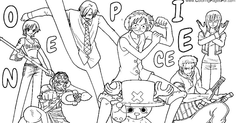 Anime colouring pages