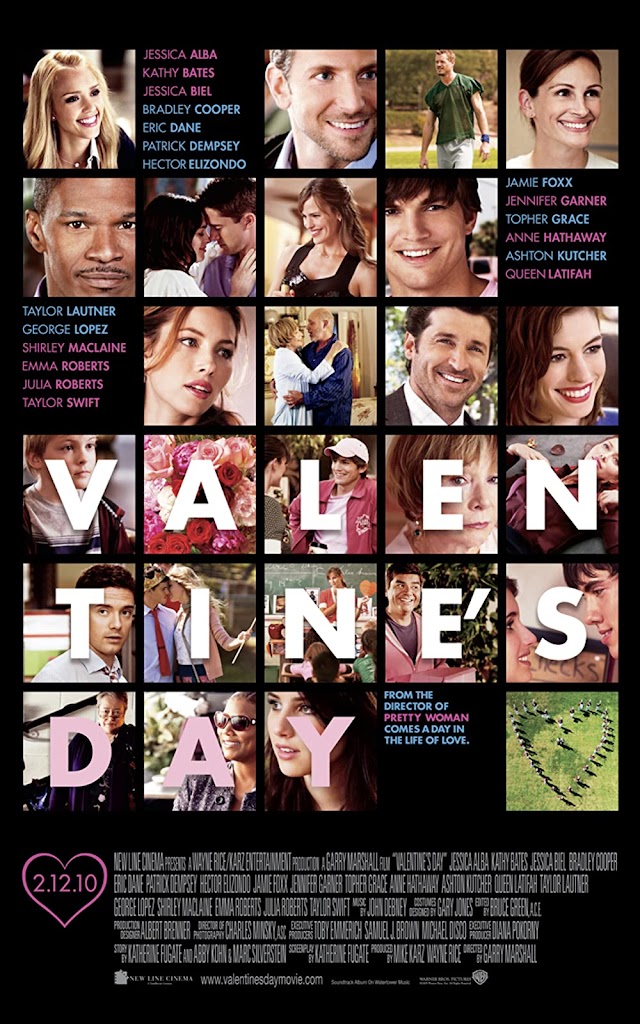 Valentine's Day (Film romantic 2010) Ziua îndrăgostiților cu Julia Roberts si Jessica Alba