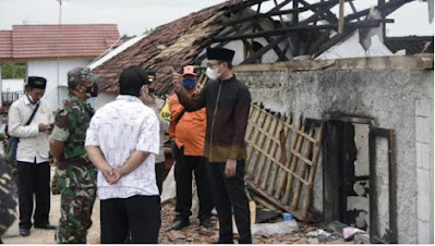 Dalam kebakaran ponpes di karawang, stafsus jokowi dorong peningkatan fasilitas