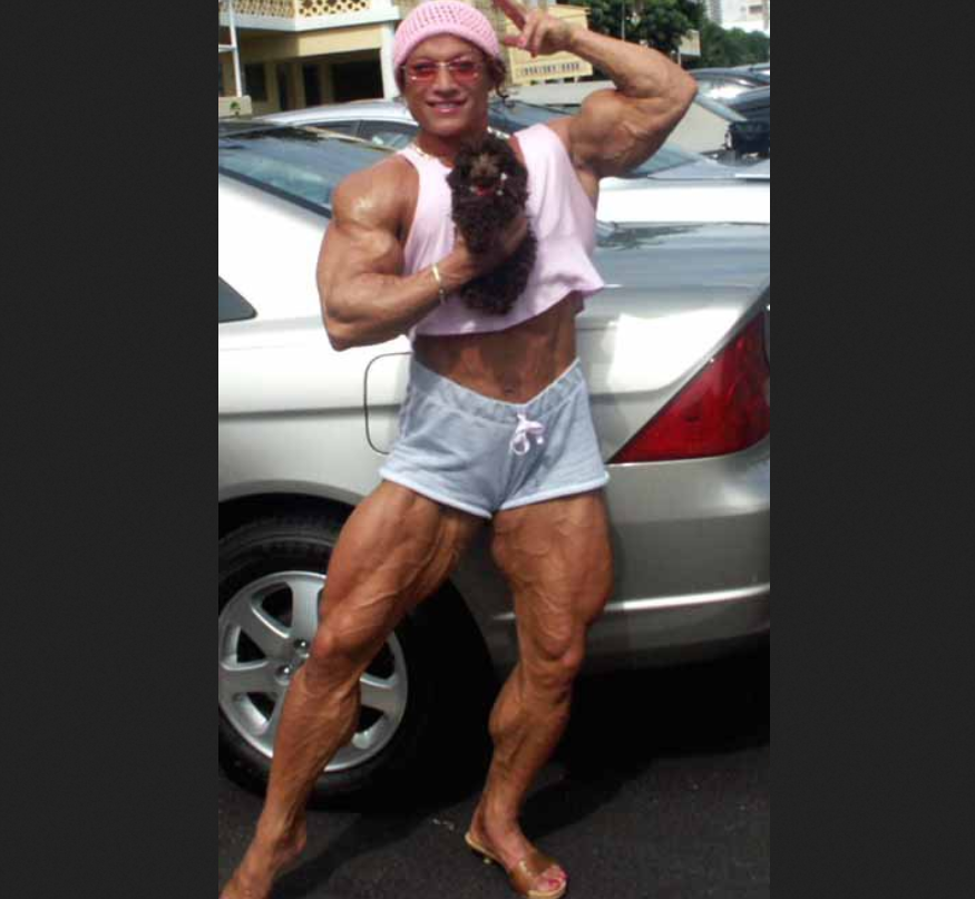 Has female bodybuilder Colette Guimond now built the worlds most muscular female legs?