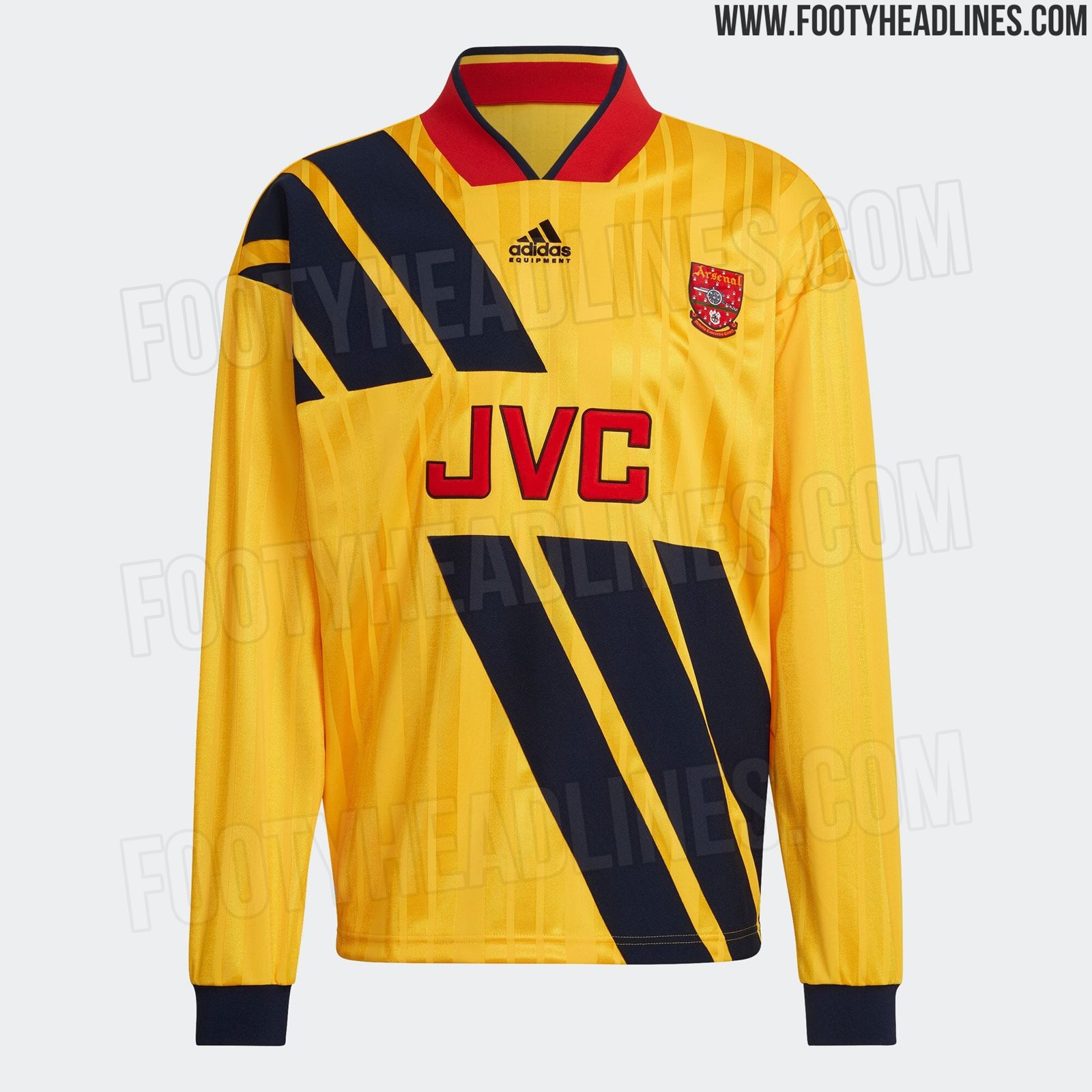 Arsenal 1993-94 Away Shirt Remake & Collection Released Arsenal 1993-94 Away Shirt Remake & Collection Released