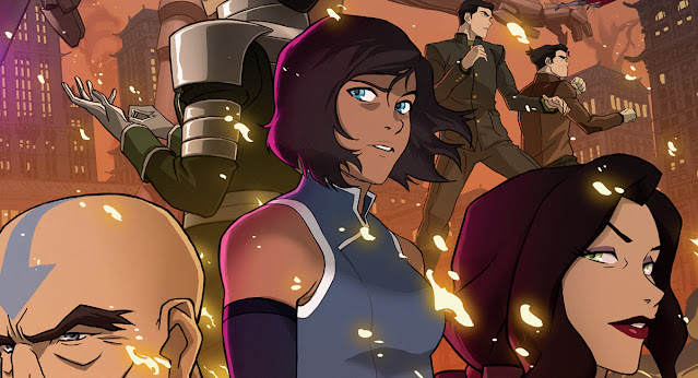 NickALive!: First Look: Dark Horse's 'The Art of The Legend of Korra: Book 4'  Gets New Edition, Cover Art