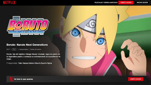 BORUTO EN NETFLIX 🔥: ¿Cómo ver Boruto En Netflix (4 temporadas) desde  cualquier lugar del mundo? 