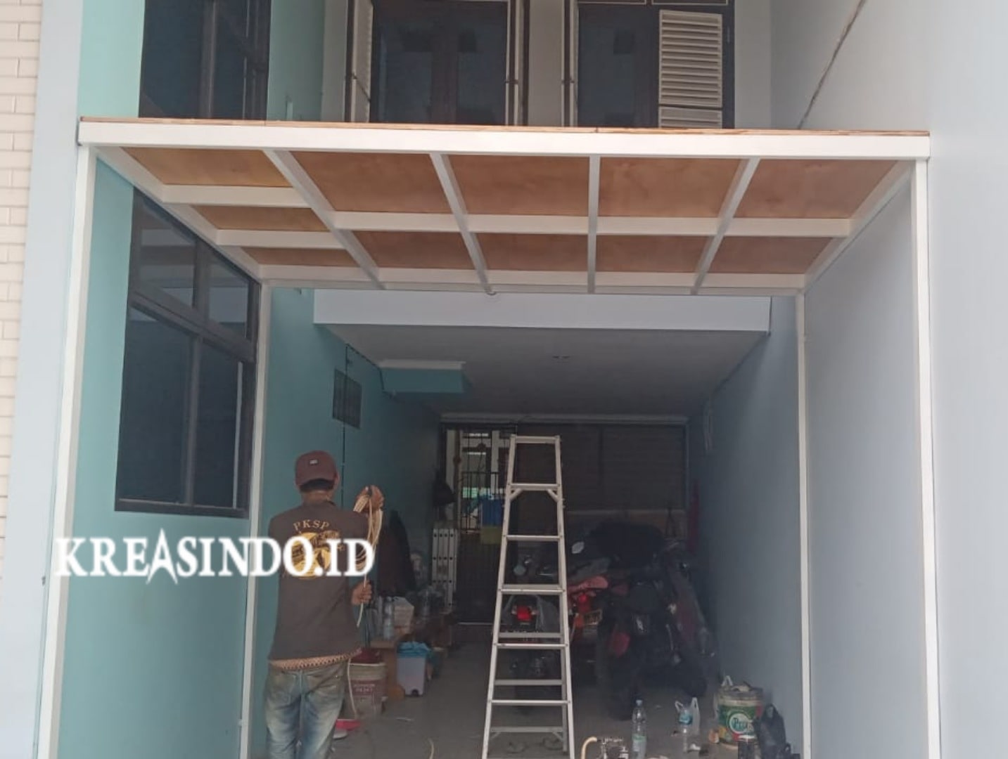 Mezzanine Besi untuk Kamar pesanan Bu Ira di Bandung