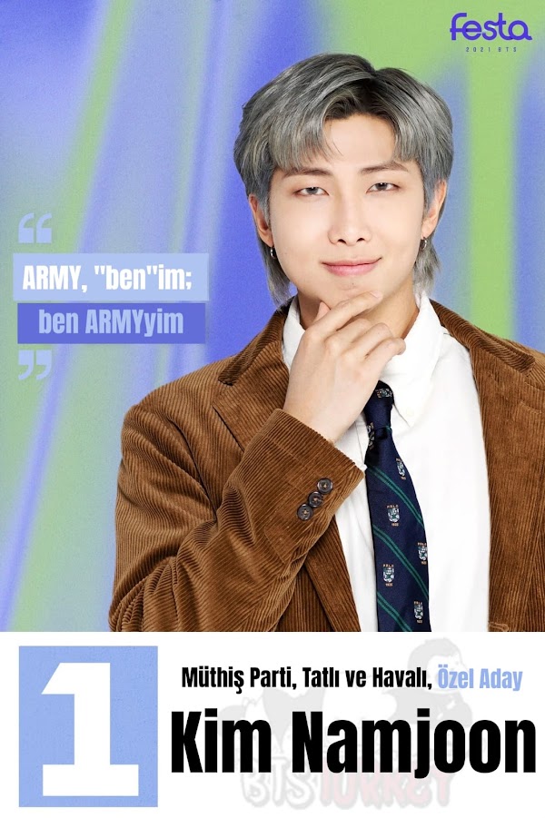 [2021 FESTA BTS Profilleri "RM'in Yazdığı Profili"]