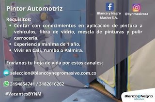 📂 Empleo en Cali HOY - Pintor Automotriz 💼 |▷ #Cali #SiHayEmpleo #Empleo