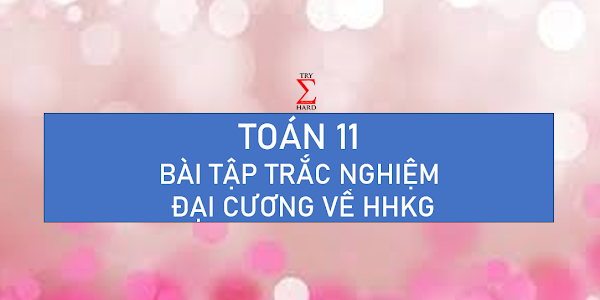 TOÁN 11 - BT TRẮC NGHIỆM ĐẠI CƯƠNG VỀ HHKG