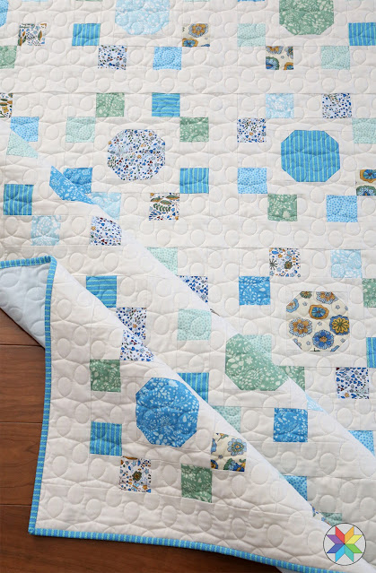 Spot On quilt pattern by Andy Knowlton of A Bright Corner - uses layer cakes, FQ or yardage and includes four sizes